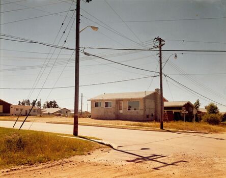 Stephen Shore, ‘Wilde Street and Colonization Avenue, Dryden, Ontario, August 15, 1974’