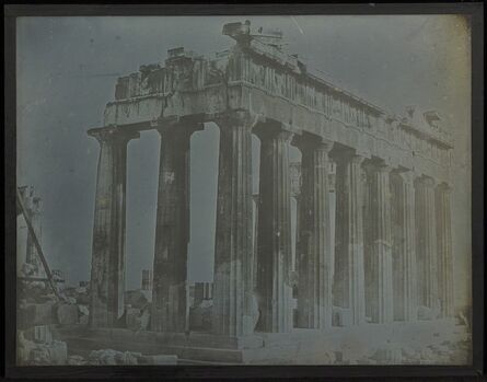 Joseph-Philibert Girault de Prangey, ‘Facade and North Colonnade of the Parthenon on the Acropolis, Athens’, 1842