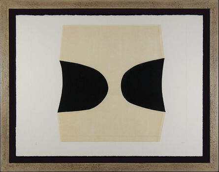 Alberto Burri, ‘Bianchi e neri I plate C’, 1969