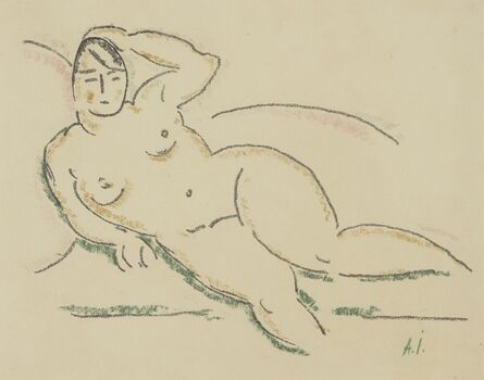 Alexej von Jawlensky, ‘Liegender weiblicher Akt’, circa 1920