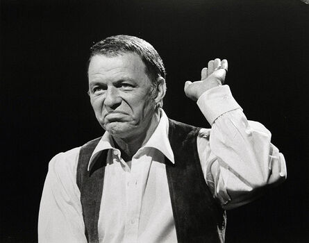 Murray Garrett, ‘Sinatra performing at his Budweiser special at N.B.C. TV in 1968’, 1968