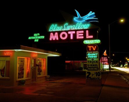 Steve Fitch, ‘Blue Swallow Motel, Hwy.66, Tucumcari, New Mexico; July, 1990’