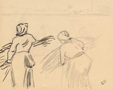 Camille Pissarro, ‘LA MOISSON’, 1882