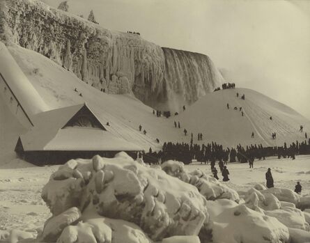 Herman F. Nielson, ‘View of Niagara Falls in Winter’, about 1885