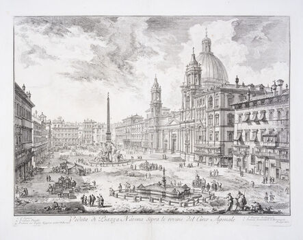 Giovanni Battista Piranesi, ‘Veduta di Piazza Navona sopra le rovine del Circo Agonale’, 1751