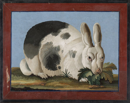 Giacomo Raffaelli, ‘Mosaic Plaque Depicting a Rabbit’, First quarter of 19th century