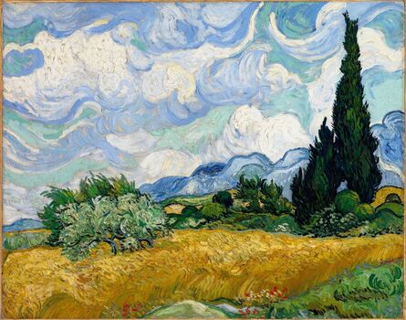 Vincent van Gogh, ‘A Wheatfield, with Cypresses’, 1889
