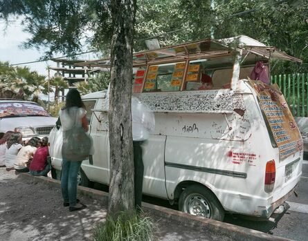 Jim Dow, ‘Torta Truck Outside a High School, Jardins de Pedregal, Mexico City, Distrito Federal, Mexico’, 2012