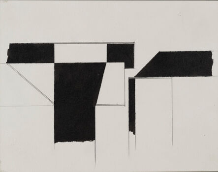 George Dannatt, ‘Five Part Drawing in Black’, 1987