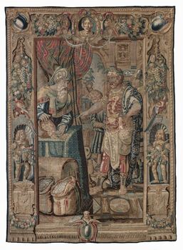 Workshop of Karel van Mander II, ‘Antony and Cleopatra (Antony Conquers Pelusium); Tapestry’, date unknown