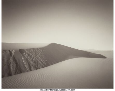 Douglas Frank, ‘Dunes at Eel Creek, Oregon and Long Shadow, Oregon (two photographs)’, 1986