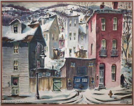 Henry Gasser, ‘Hill Street, Winter Harbor’
