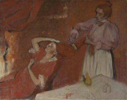 Edgar Degas, ‘Combing the Hair ('La Coiffure')’, about 1896