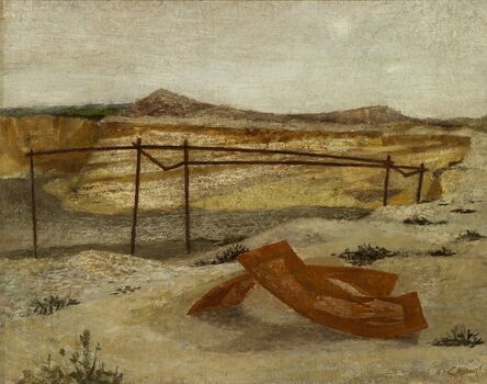Prunella Clough, ‘Deserted Gravel Pit’, ca. 1946