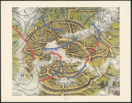 Marinus Boezem, ‘Cartografia 1572-1997. Aachen’, 1997