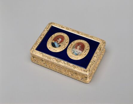 Firm of Keibel, ‘Box with Miniatures of Nicholas I and Alexandra’, 1830s