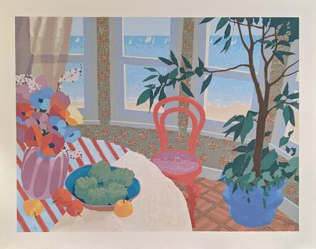Max Hayslette, ‘Interior with Red Chair’, ca. 1988