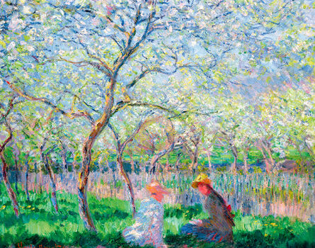 Claude Monet, ‘Spring Time ’, ca. 2010