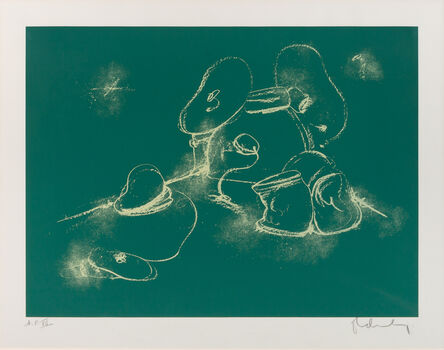 Claes Oldenburg, ‘Soft Drum Set - on Chalk Board’, 1972