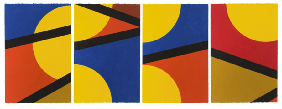 Triangle deconstruction (four works)
