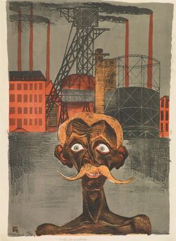 Conrad Felixmuller, ‘KOHLENBERGARBEITER’, 1920