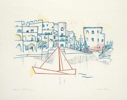 Christian Schad, ‘Hafen von Pozzuoli’, 1956
