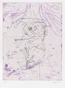Georg Baselitz, ‘Schlafende Hunde’, 1998-1999