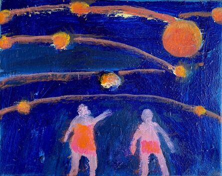 Katherine Bradford, ‘Under Orange Planets’, 2022