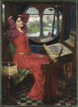 John William Waterhouse, ‘"I am half sick of shadows," said The Lady of Shalott’, 1915
