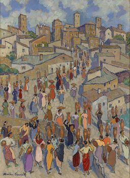 Jac Martin-Ferrières, ‘Scène de Rue (Street Scene) ’, ca. 1935