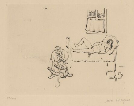 Marc Chagall, ‘GEBURT (K. 6)’, 1922