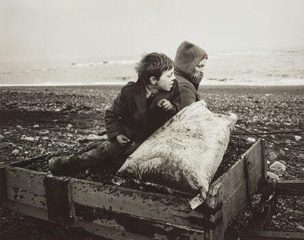 Chris Killip, ‘Rocker and Rosie Going Home, Seacoal Beach, Lynemouth, Northumberland’, 1984