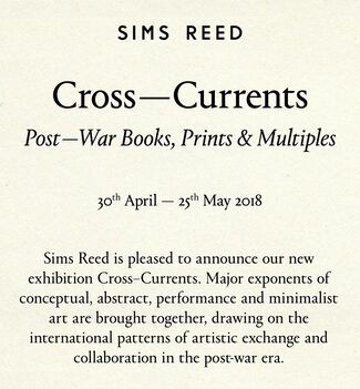 Cross-Currents: Post-War Books, Prints & Multiples, installation view
