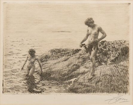 Anders Leonard Zorn, ‘Seaward Skerries’, 1913