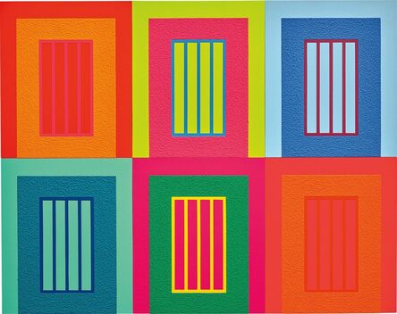 Peter Halley, ‘Six Prisons’, 2009