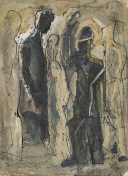 Mario Sironi, ‘Figures’, 1950-1940