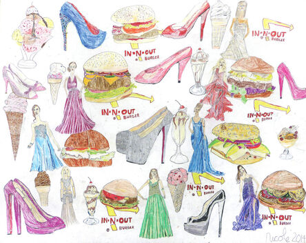 Nicole Appel, ‘Hamburgers, Heels, and Dresses’, 2014