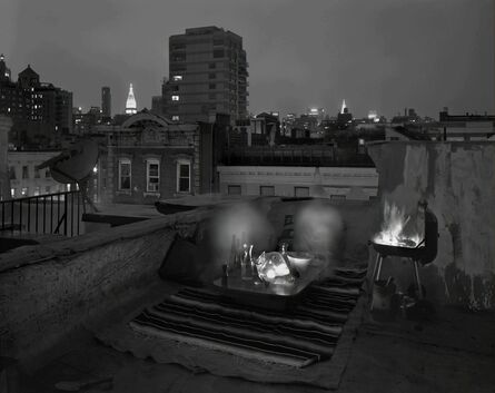 Matthew Pillsbury, ‘Lou Peralta and Dale Peck, Rooftop Dinner, Sunday’, 2010