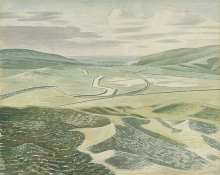Eric Ravilious, ‘Floods at Lewes ’, 1935