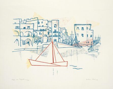 Christian Schad, ‘Hafen von Pozzuoli’, 1956