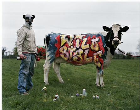 Tim Walker, ‘'Banksy' & his wildstyle cow. Oxfordshire, 2007’, 2019