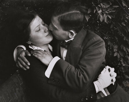 André Kertész, ‘Lovers or Kiss, Budapest’, 1915 / 1963