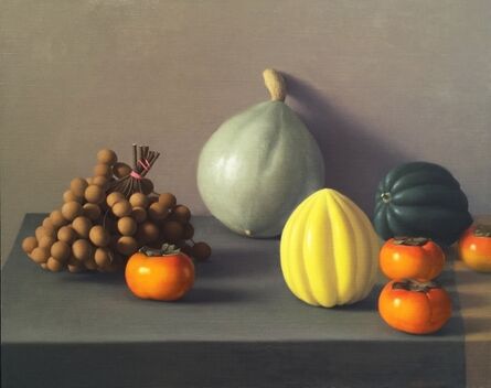 Amy Weiskopf, ‘Still Life with Logan Berry and Persimmons’, 2011