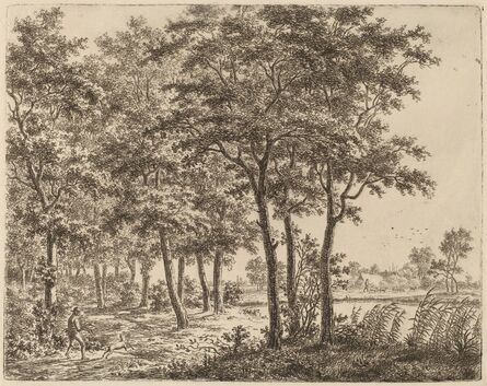 Ernst Willem Jan Bagelaar, ‘Landscape with a Peasant Carrying Firewood’, ca. 1800