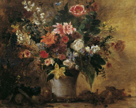 Eugène Delacroix, ‘Still life with Flowers’, 1834