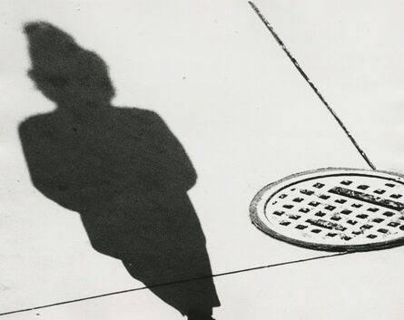 Marvin E. Newman, ‘Woman with Manhole Cover, Shadow Series, Chicago’, 1951