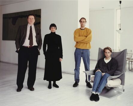 Thomas Struth, ‘'The Schäfer Family, Düsseldorf'’, 1990