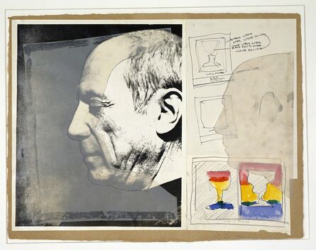 Jasper Johns, ‘Sketch for Cups 2 Picasso / Cups 4 Picasso’, 1970-1971