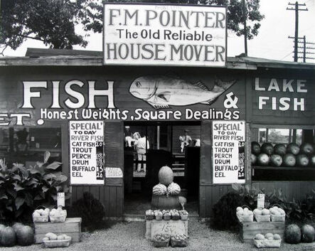 Walker Evans, ‘Fish Market Near Birmingham, Alabama’, 1971