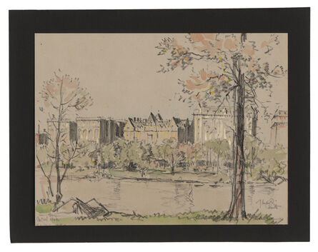 Jules Andre Smith, ‘A View from Central Park Featuring the Dakota (1900)’, 1915
